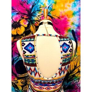 🌈 Stylish bohemian Art Dress
